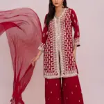 Eid Exclusive Red Party Wear