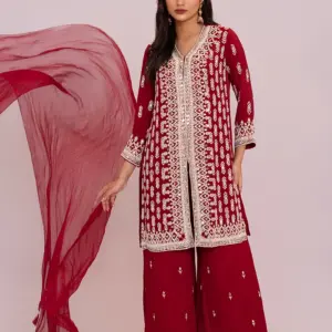 Eid Exclusive Red Party Wear