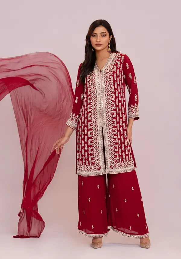 Eid Exclusive Red Party Wear